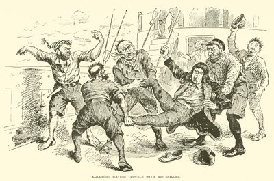 Columbus having trouble with his sailors by Frederick Burr Opper