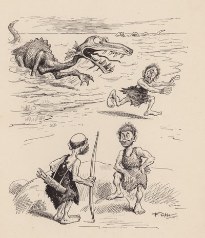 Our Antediluvian Ancestors by F Opper: Number Eighteen by Frederick Burr Opper