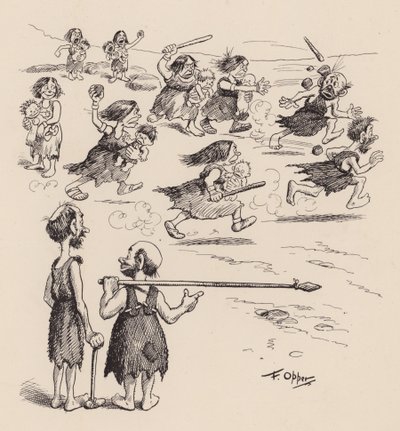 Our Antediluvian Ancestors by F Opper: Number Eleven by Frederick Burr Opper