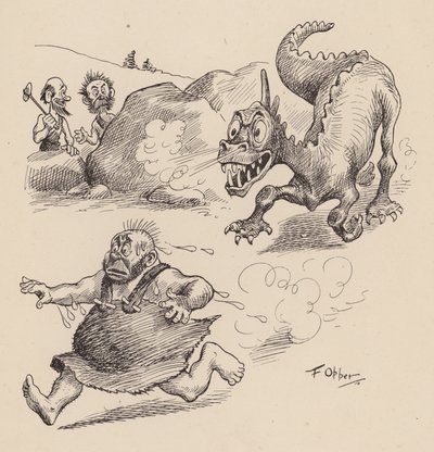 Our Antediluvian Ancestors by F Opper: Number Five by Frederick Burr Opper