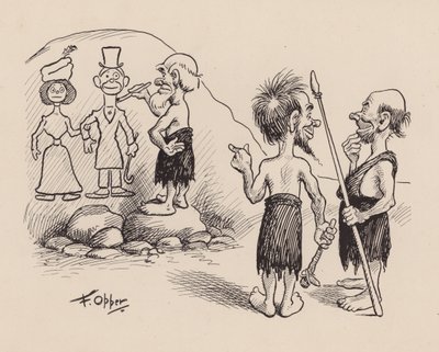 Our Antediluvian Ancestors by F Opper: Number Forty Five by Frederick Burr Opper