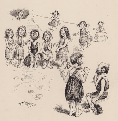 Our Antediluvian Ancestors: Number Forty Six by Frederick Burr Opper