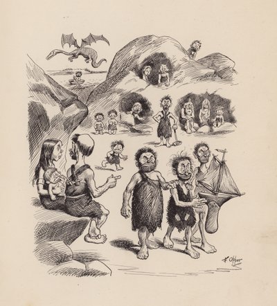 Our Antediluvian Ancestors: Number One by Frederick Burr Opper