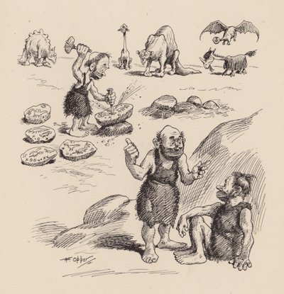 Our Antediluvian Ancestors: Number Thirty Five by Frederick Burr Opper