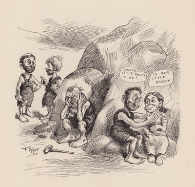 Our Antediluvian Ancestors by F Opper: Number Thirty One by Frederick Burr Opper