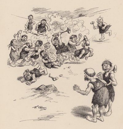 Our Antediluvian Ancestors by F Opper: Number Twenty by Frederick Burr Opper