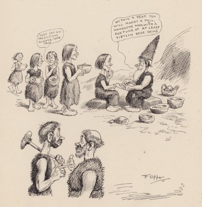 Our Antediluvian Ancestors by F Opper: Number Twenty Six by Frederick Burr Opper