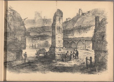 One of A Series of Sixty Sketches of Cottages. London, 1825. by Frederick Calvert