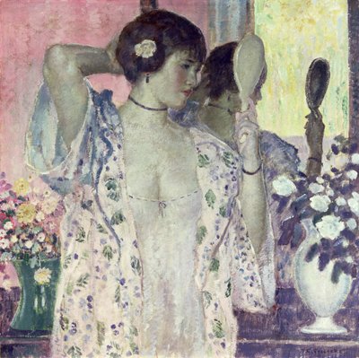 The Hand Mirror by Frederick Carl Frieseke