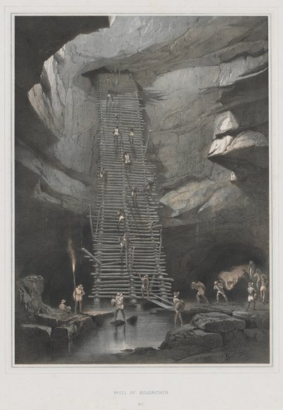 Views of Ancient Monuments in Central America, Chiapas and Yucatan, Pl. 20: Well of Bolonchen, 1844 by Frederick Catherwood