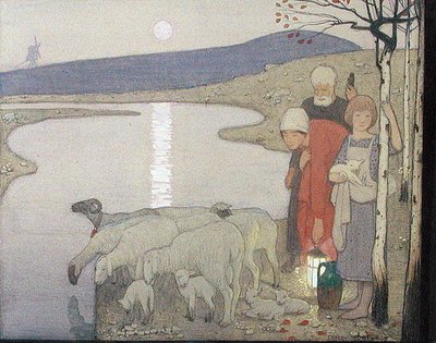 Pastoral, c.1923 by Frederick Cayley Robinson