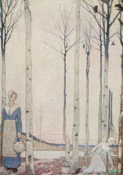 Quaker Saints: Pale Windflowers by Frederick Cayley Robinson