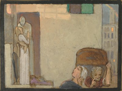 Study for The Farewell by Frederick Cayley Robinson