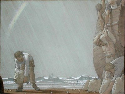 Traders at Sea by Frederick Cayley Robinson