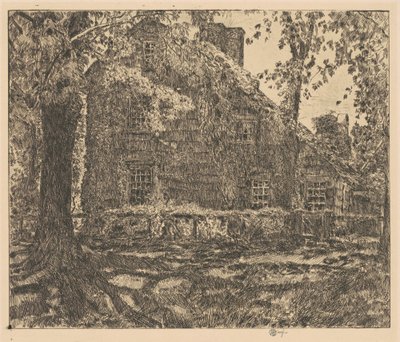 The Home Sweet Home Cottage, Easthampton by Frederick Childe Hassam