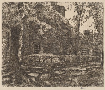 The Home Sweet Home Cottage, Easthampton, 1921 by Frederick Childe Hassam