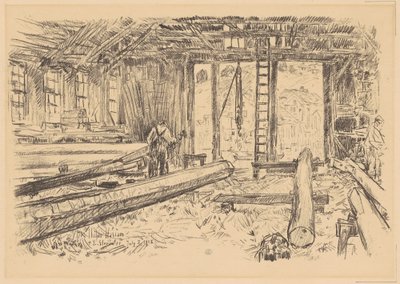 The Spar Shop, Gloucester by Frederick Childe Hassam