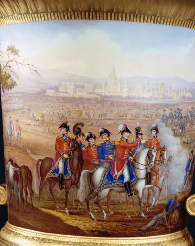 Wellington and His Officers (detail) by Frederick Christian Lewis