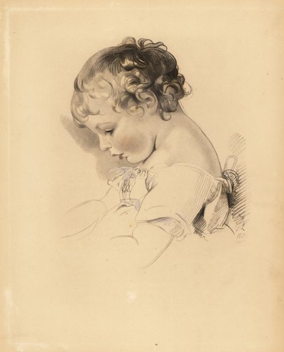 Portrait of Henry Bloxam, Nephew to Sir Thomas Lawrence by Frederick Christian Lewis