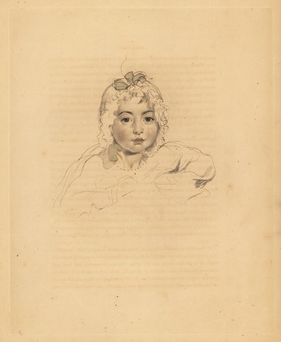 Portrait of Mary Isabella Bloxam by Frederick Christian Lewis