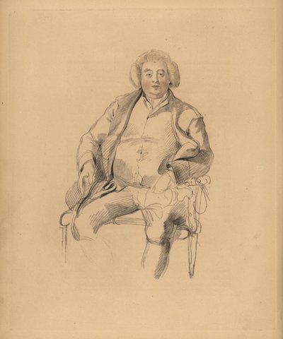 Portrait of Sir Thomas Lawrence’s Father, Innkeeper Thomas Lawrence by Frederick Christian Lewis