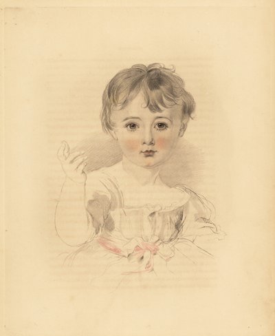 Portrait of Thomas Lawrence Bloxam, Nephew to Sir Thomas Lawrence by Frederick Christian Lewis