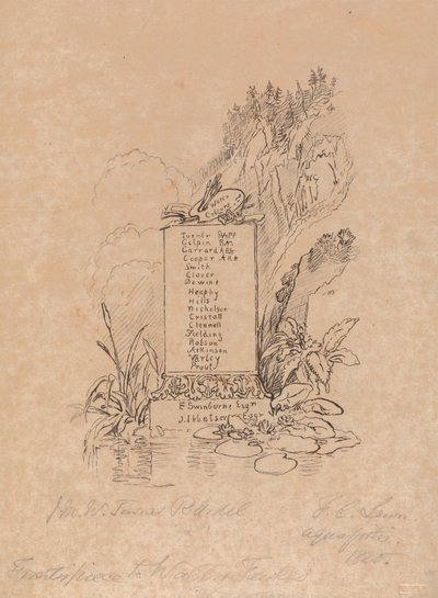Frontispiece to Mr. Fawkes Catalogue by Frederick Christian Lewis the Elder