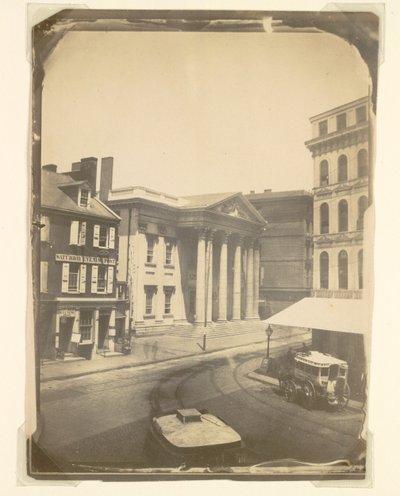 First Bank of the United States, Philadelphia, 1859 by Frederick DeBourg Richards