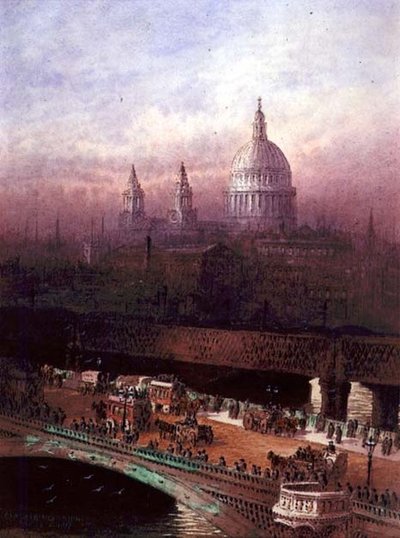Blackfriars Bridge and St. Paul
