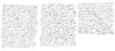 Letter by Elizabeth I, Queen of England, to James VI of Scotland by Frederick George Netherclift