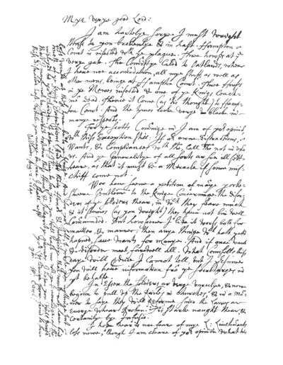 Letter by William Laud, Archbishop of Canterbury by Frederick George Netherclift