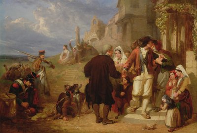 Departure of the Brittany Conscript by Frederick Goodall