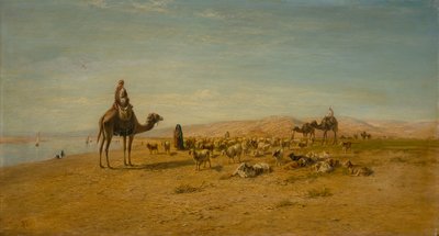 On the Banks of the Nile by Frederick Goodall