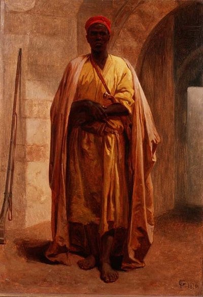 Portrait of a Young Arab by Frederick Goodall
