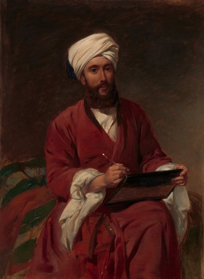 William Edward Dighton in Middle Eastern Dress by Frederick Goodall