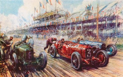 In the 1924 Grand Prix Ascari