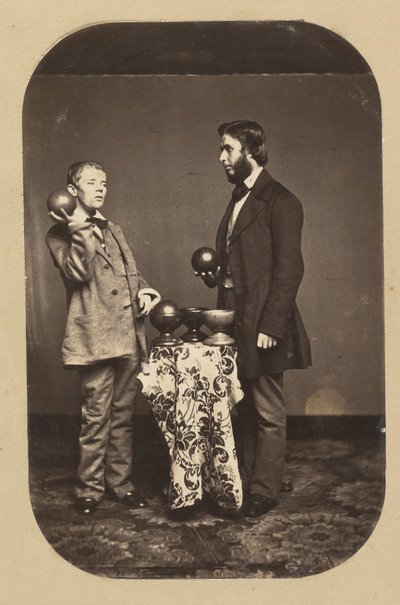 Dr. Joseph Parrish and an Idiot, ca. 1858 by Frederick Gutekunst