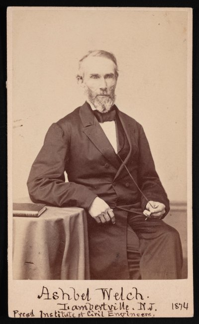 Portrait of Ashbel Welch by Frederick Gutekunst