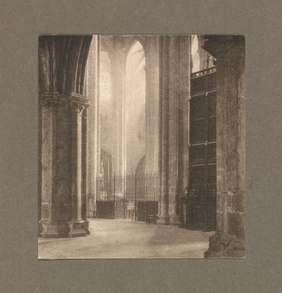 Camera Work: Height and Light in Bourges Cathedral, 1903 by Frederick Henry Evans
