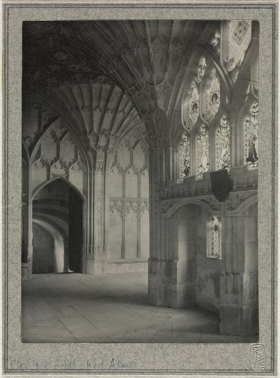 Gloucester Cathedral - Cloisters: South and West Alleys by Frederick Henry Evans