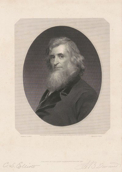 Asher B. Durand by Frederick Halpin, after Charles Loring Elliott