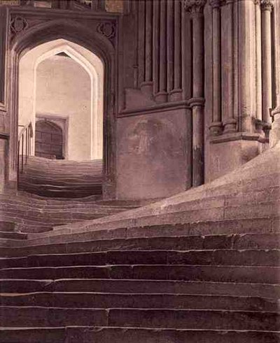 The Steps of Wells Cathedral by Frederick Henry Evans