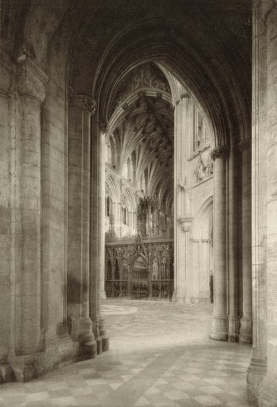 View of the Choir from the South Aisle at Ely Cathedral by Frederick Henry Evans