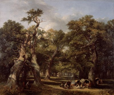 A Forest Glade, Arden, Warwickshire by Frederick Henry Henshaw