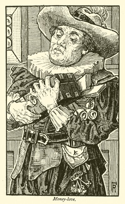 Money-love by Frederick Hurten Rhead
