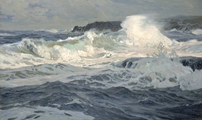 Southwesterly Gale, St. Ives, 1907 by Frederick Judd Waugh