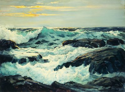 Surf and Headlands by Frederick Judd Waugh