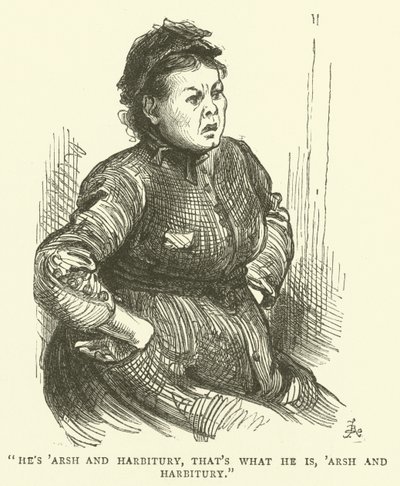 A Woman Angry at Being Summoned to a Meeting with a School Board Official Regarding Her Failure to Send Her Son to School by Frederick L. Bernard