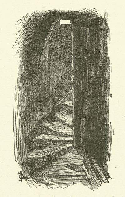 Stairs Leading to an Attic by Frederick L. Bernard