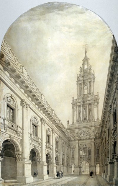 Design for the new Royal Exchange, 1839 by Frederick Mackenzie